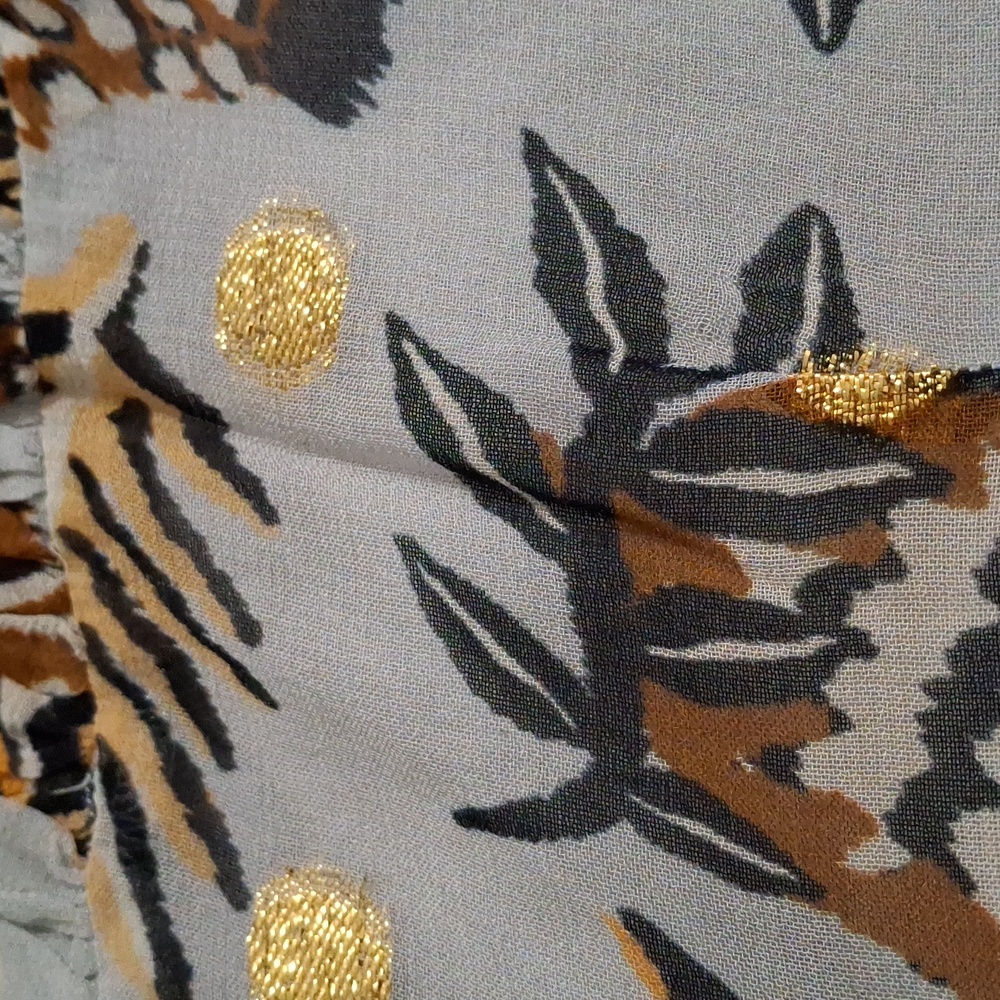 Farm RioFloral Tapestry Metallic Dot Miniskirt - Picture 10 of 10